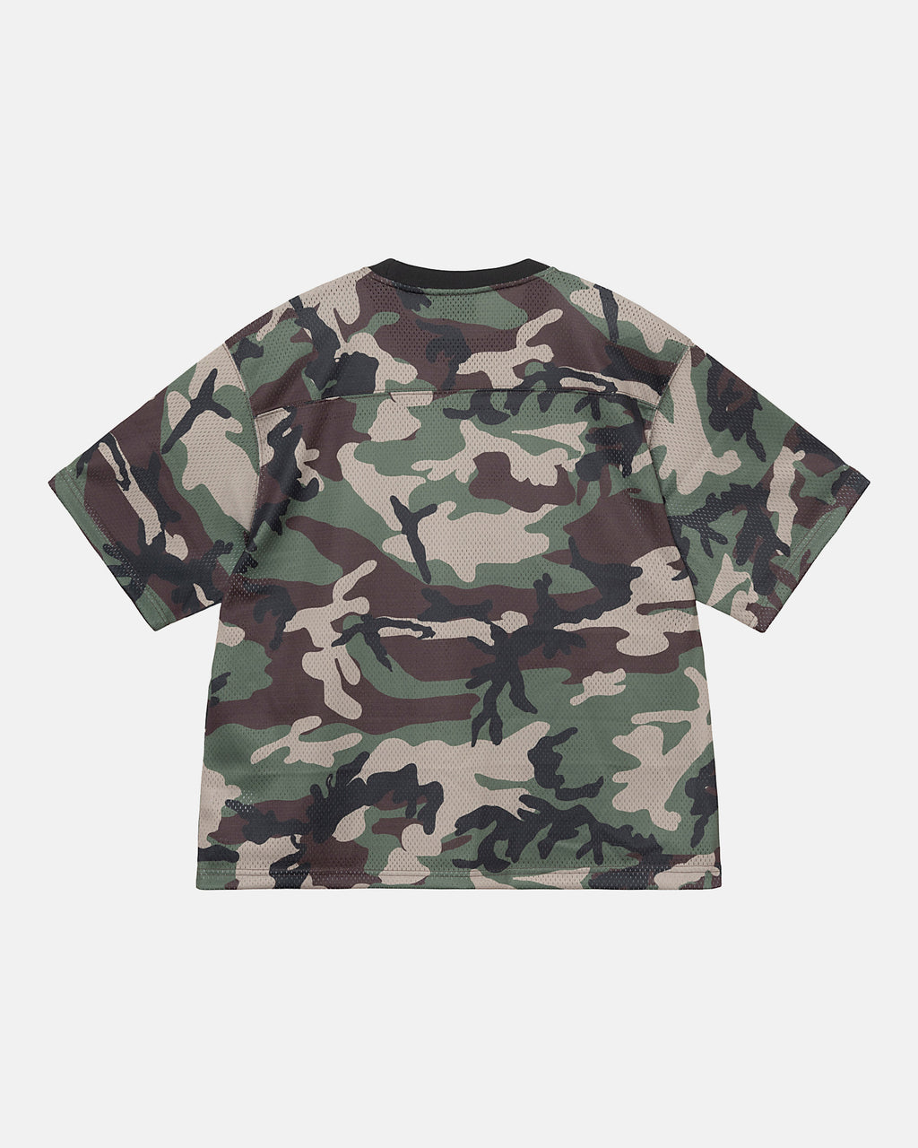 Stussy 4x4 Mesh Football Pelipaita Camo | UONFPL-136