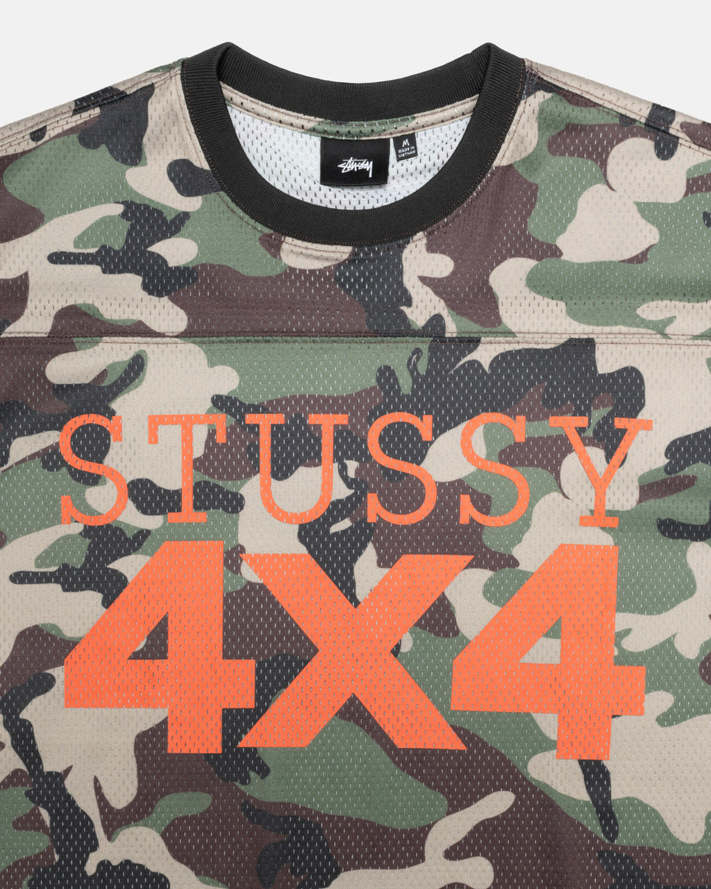 Stussy 4x4 Mesh Football Pelipaita Camo | UONFPL-136