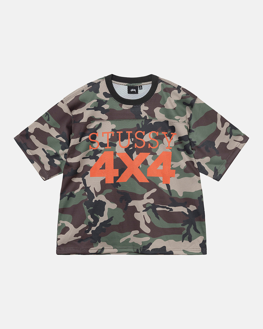 Stussy 4x4 Mesh Football Pelipaita Camo | UONFPL-136