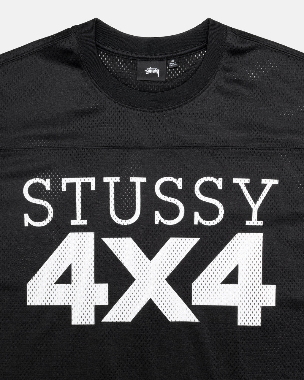 Stussy 4x4 Mesh Football Pelipaita Mustat | KENDTQ-504