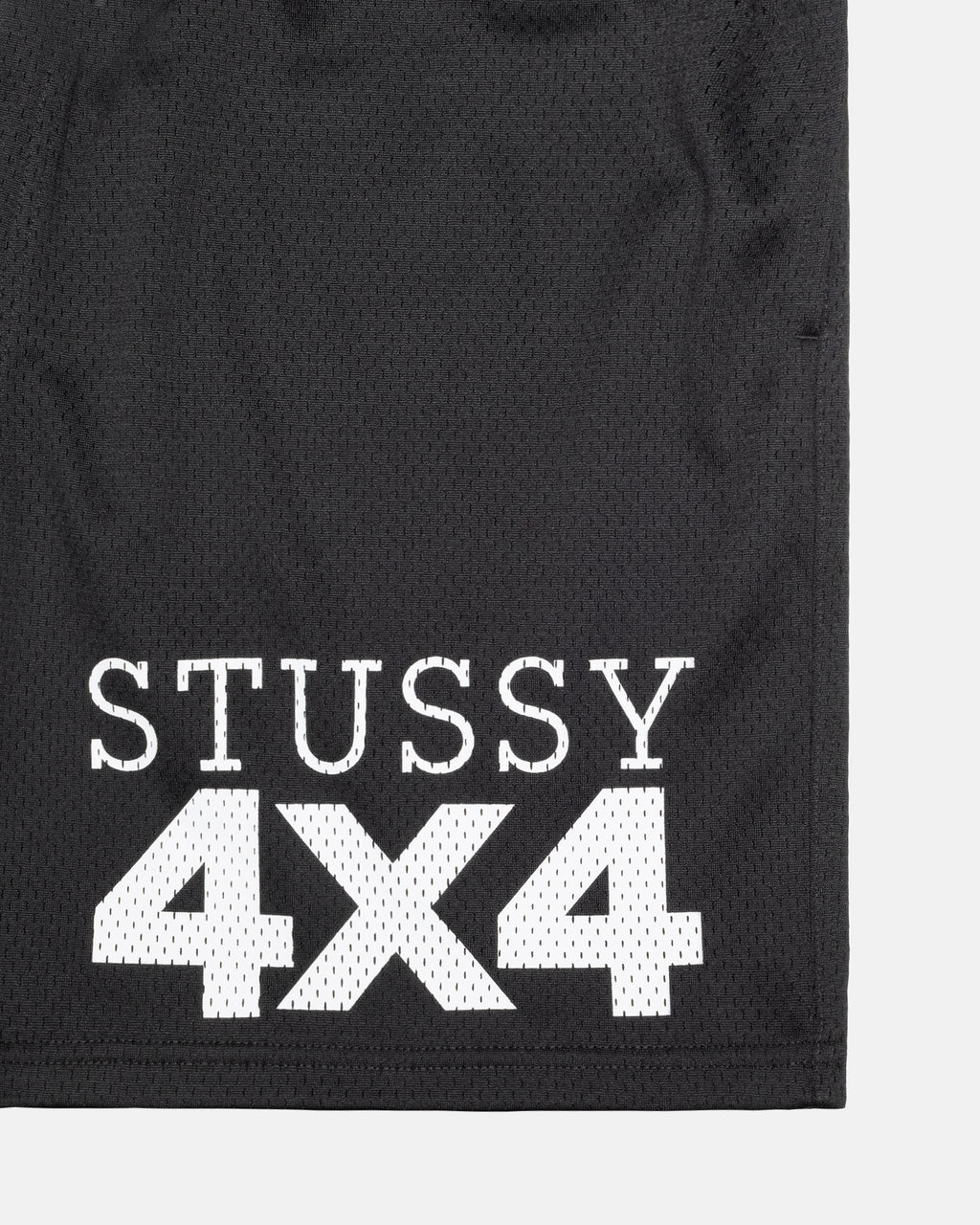 Stussy 4x4 Mesh Shortsit Mustat | VHNEWC-910