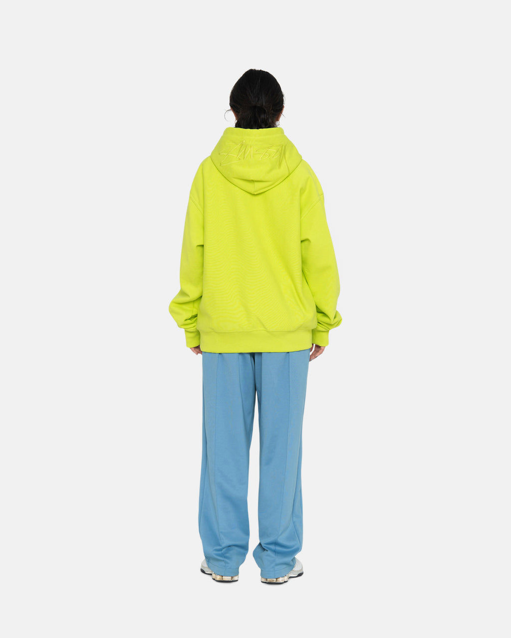 Stussy Back Applique Huppari Keylime | MKAUGC-503