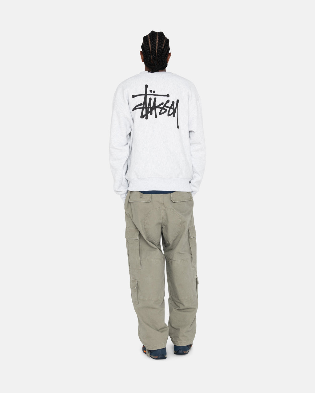 Stussy Basic Crew Shortsit Harmaat | YLPVRB-307