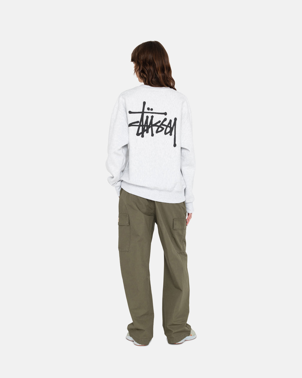 Stussy Basic Crew Shortsit Harmaat | YLPVRB-307