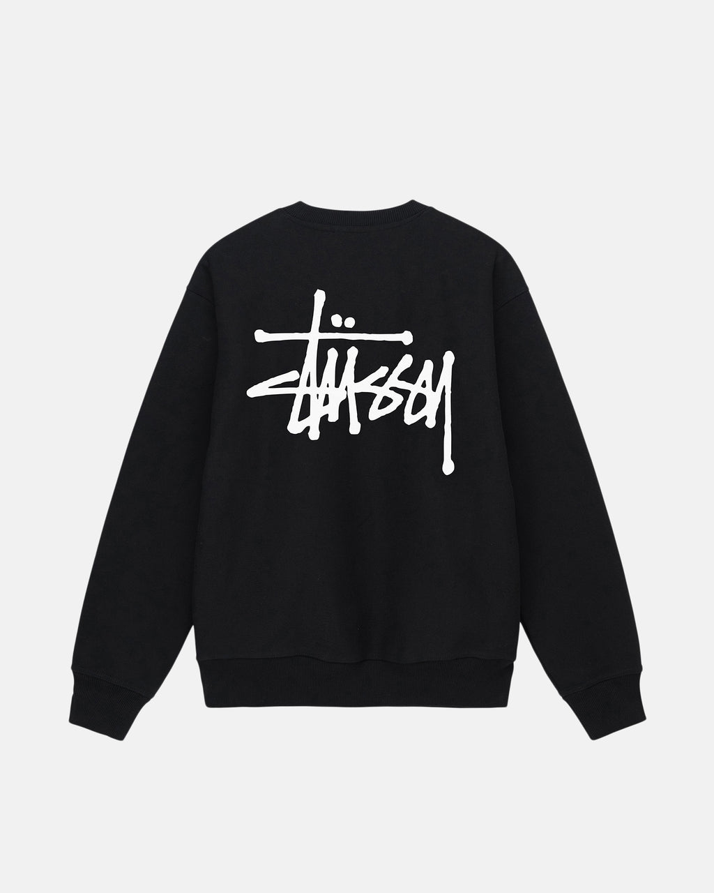 Stussy Basic Crew Shortsit Mustat | DBFHQI-648