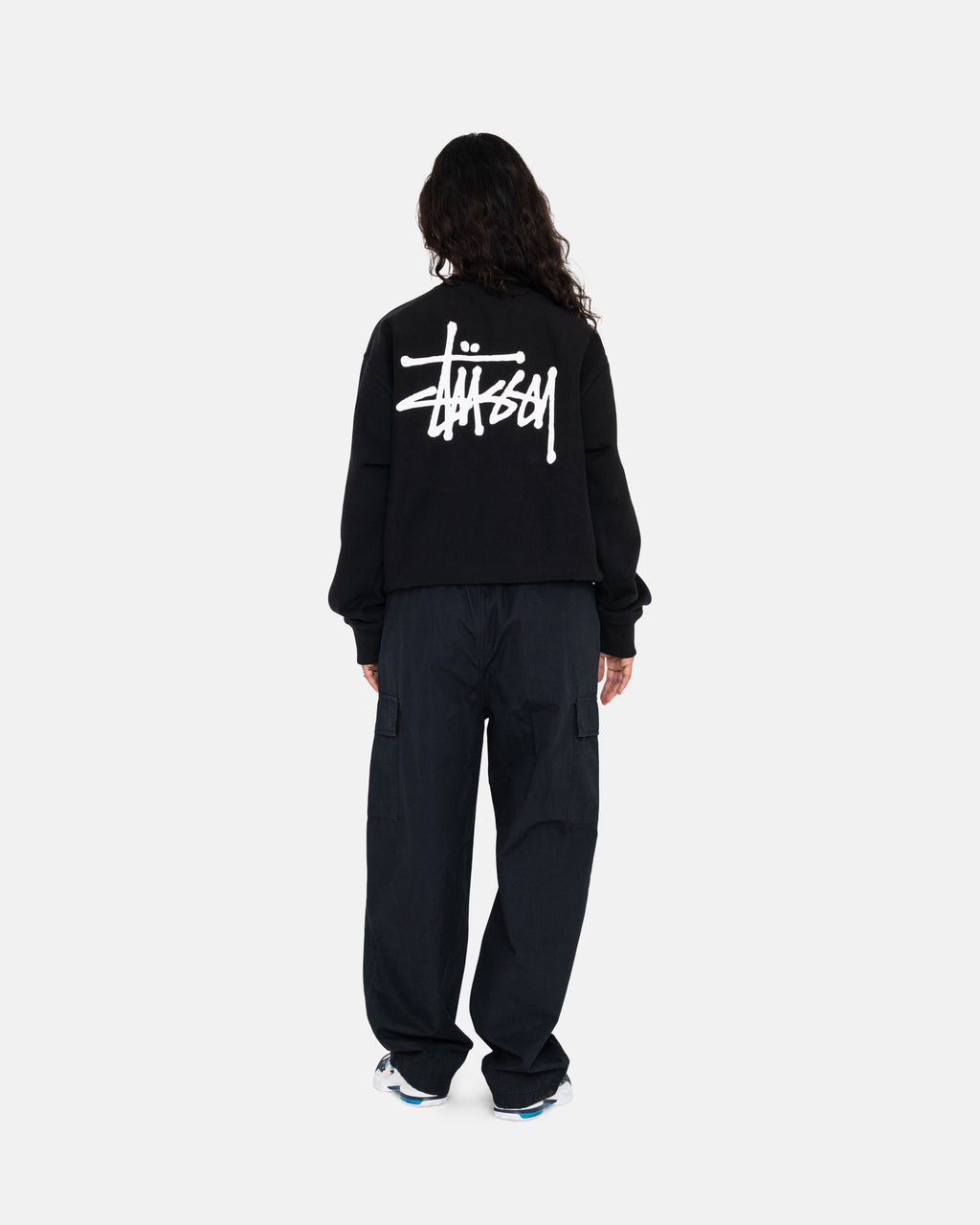 Stussy Basic Pigment Dyed Crew Shortsit Mustat | IUYHAO-970