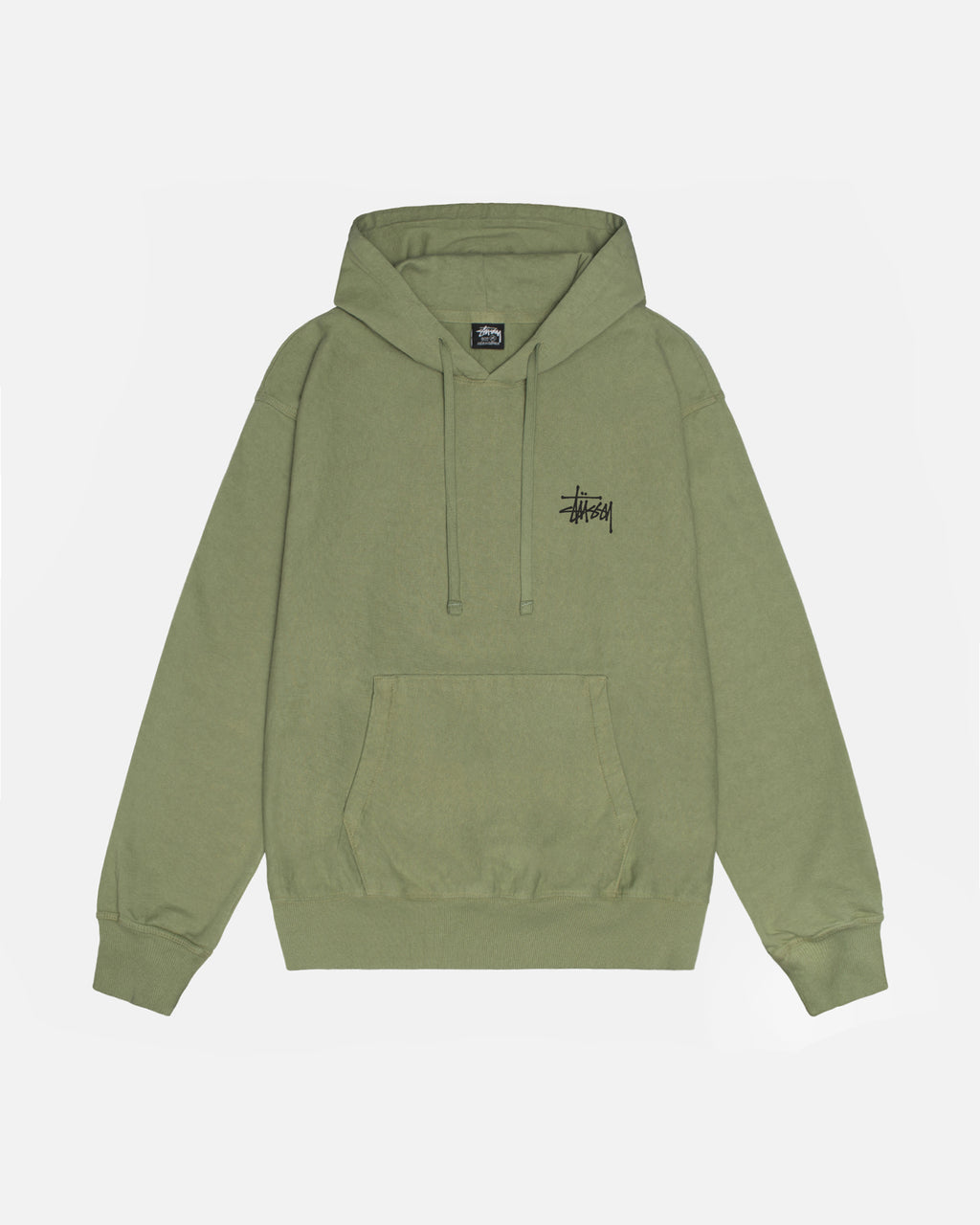 Stussy Basic Pigment Dyed Huppari Artichoke | MBGCPJ-126