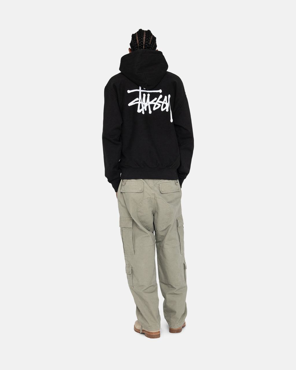 Stussy Basic Pigment Dyed Huppari Mustat | VJECFD-514