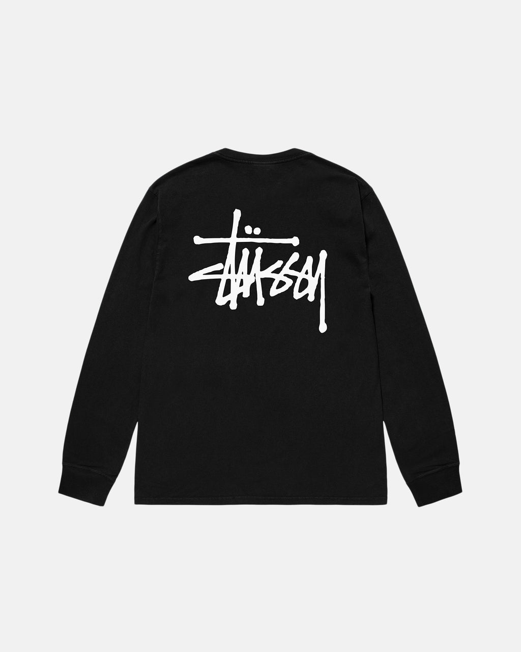 Stussy Basic Pigment Dyed Ls Juoksupaidat Mustat | TNQWME-285