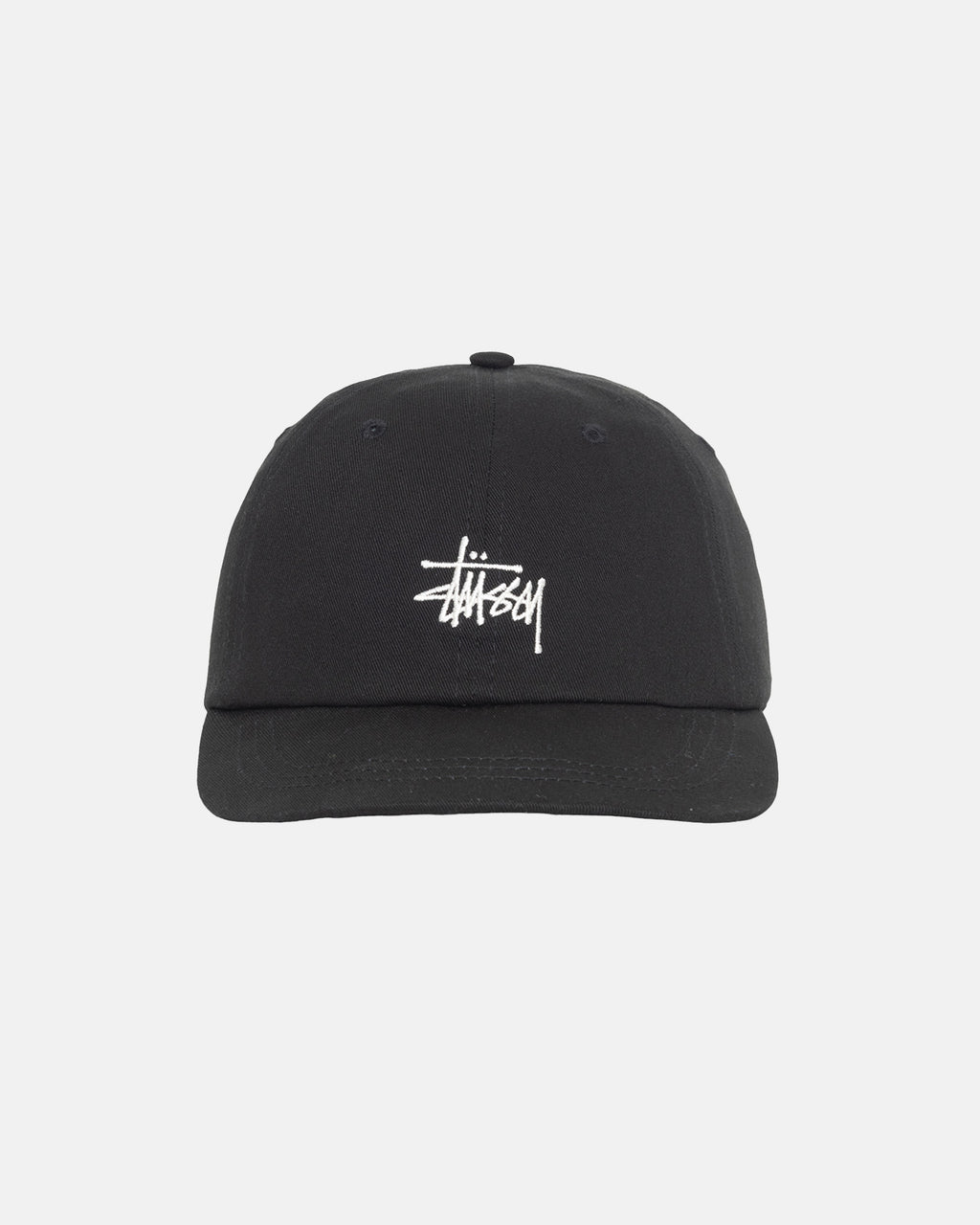 Stussy Basic Stock Low Pro Lippis Mustat | EPSFNQ-134