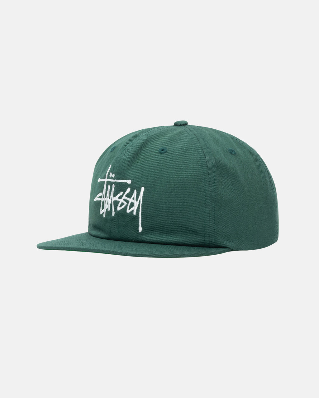 Stussy Basic Strapback Lippis Forest | UAWLKP-590