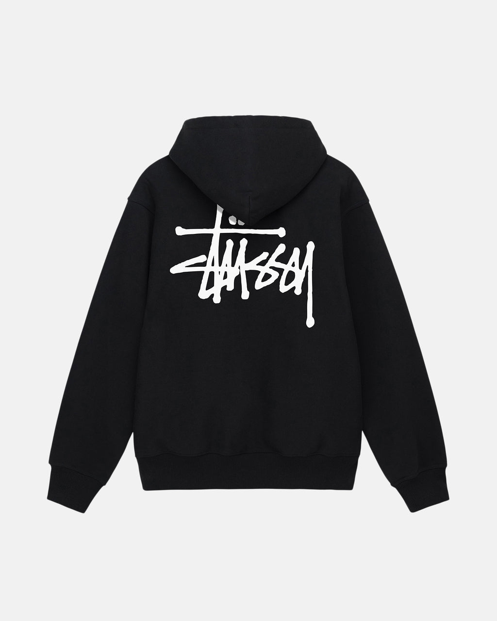 Stussy Basic Zip Huppari Mustat | JUARGX-705