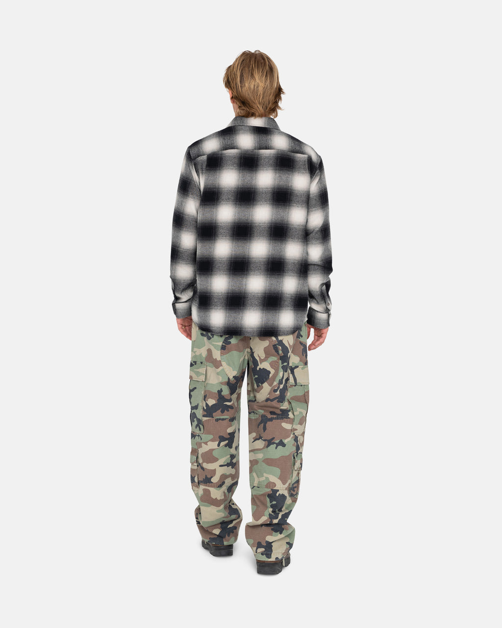 Stussy Bay Plaid Paidat Harmaat | SVLQUB-147