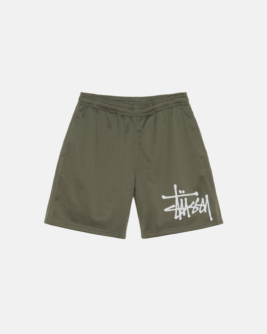 Stussy Big Basic Mesh Shortsit Oliivinvihreä | JQYRLM-124