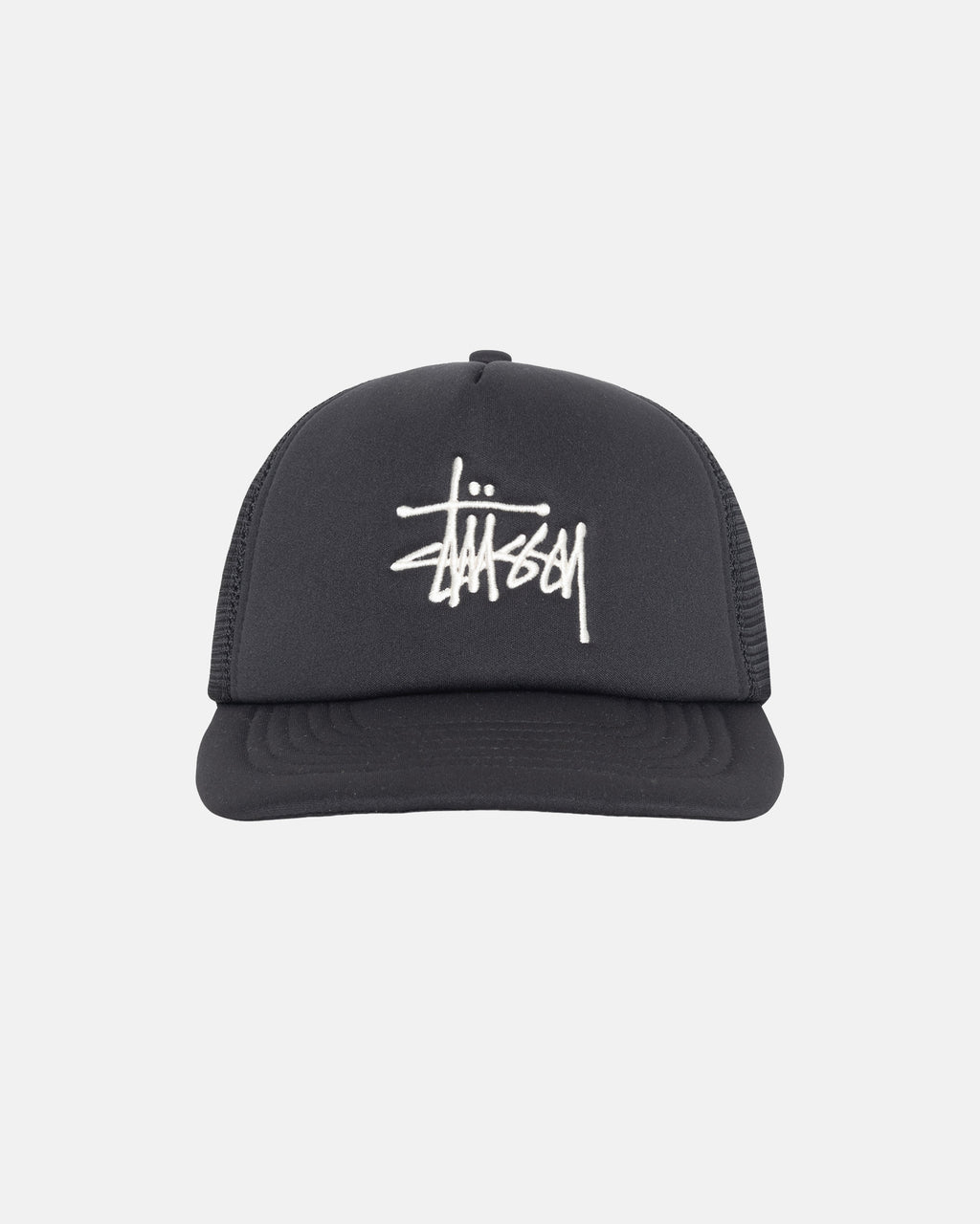 Stussy Big Basic Trucker Lippis Mustat | JEVQOF-206