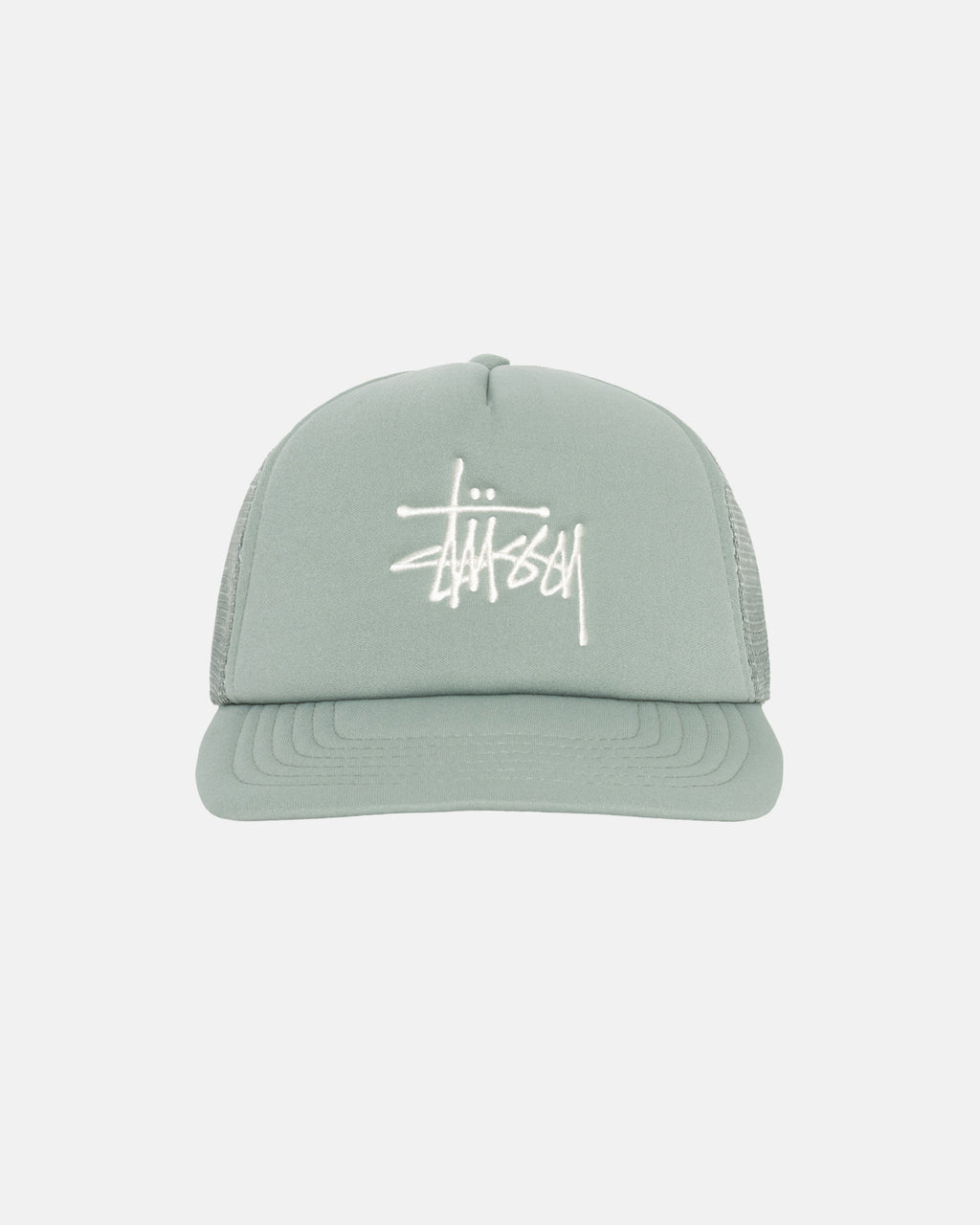 Stussy Big Basic Trucker Lippis Vaaleanoliivinvihreä | JIYBEU-584