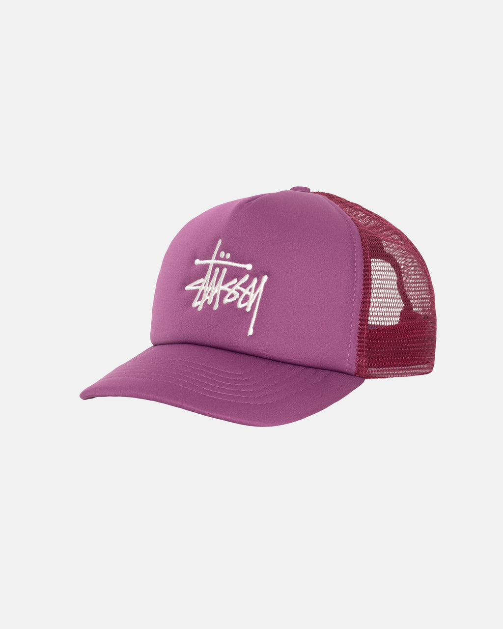 Stussy Big Basic Trucker Lippis Violetit | ITYSPA-268