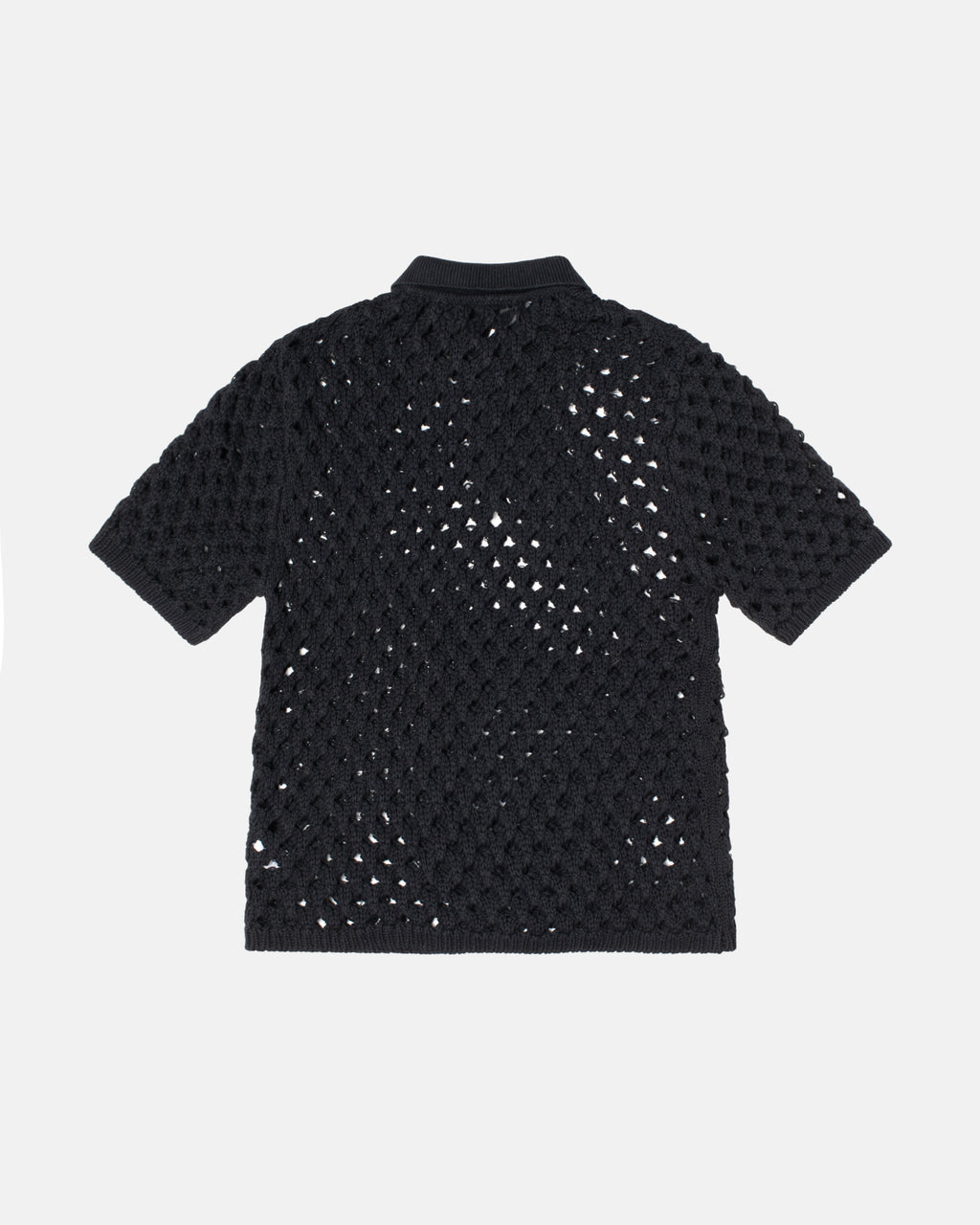 Stussy Big Mesh Polo Neulepuserot Mustat | ERIOFU-981