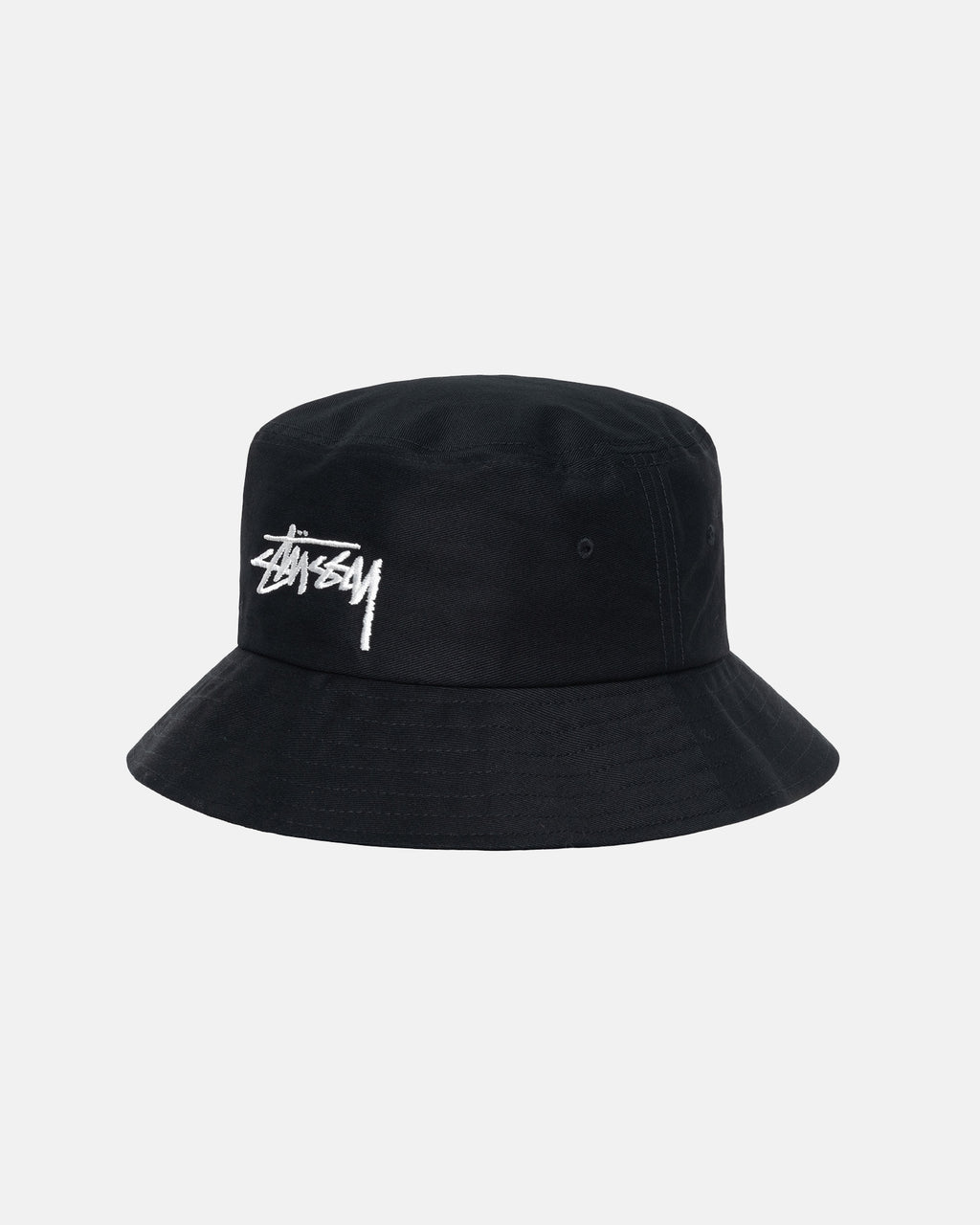 Stussy Big Stock Bucket Hatut Mustat | LVMAXH-128