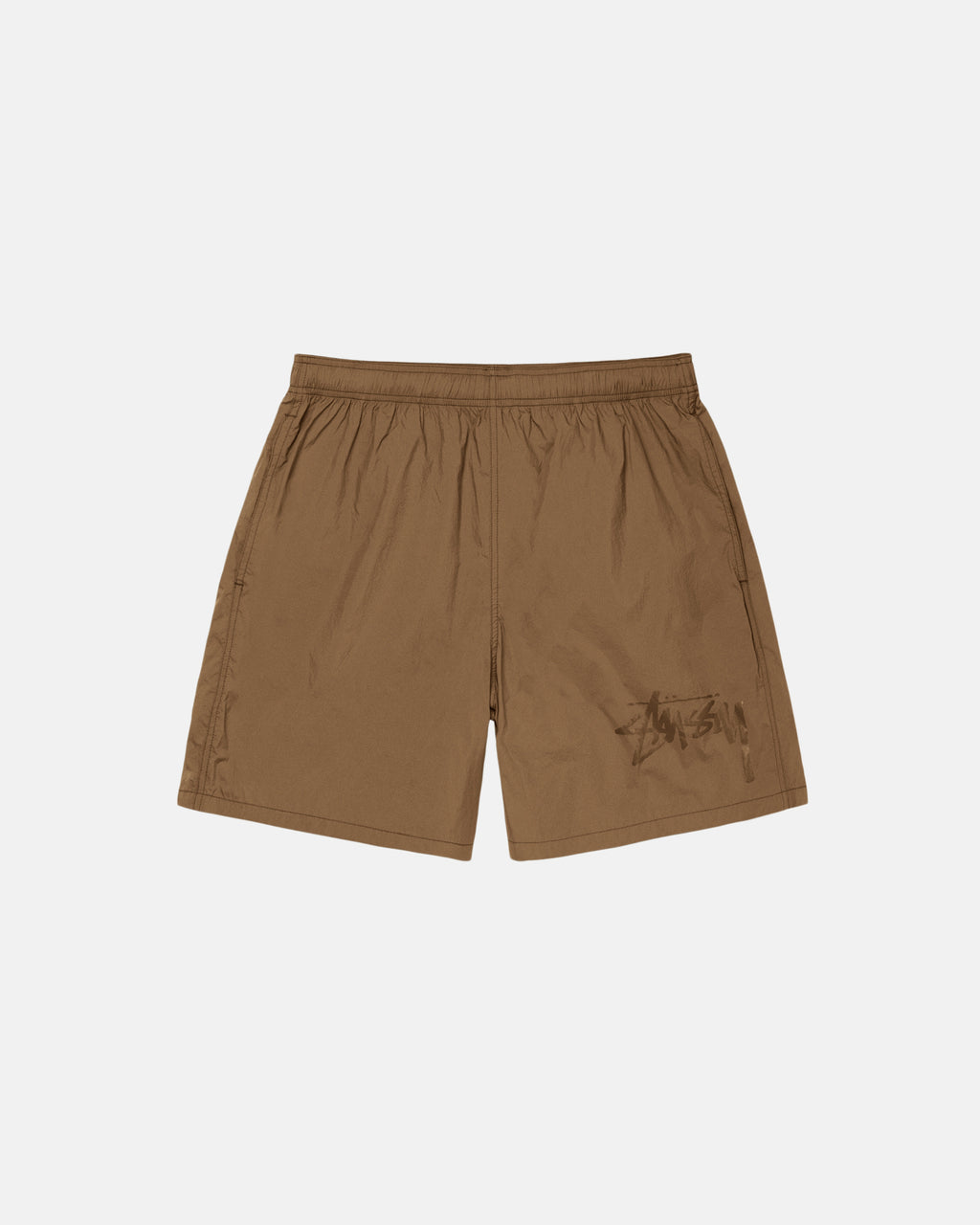 Stussy Big Stock Nylon Shortsit Kultaiset | IBZKTS-345