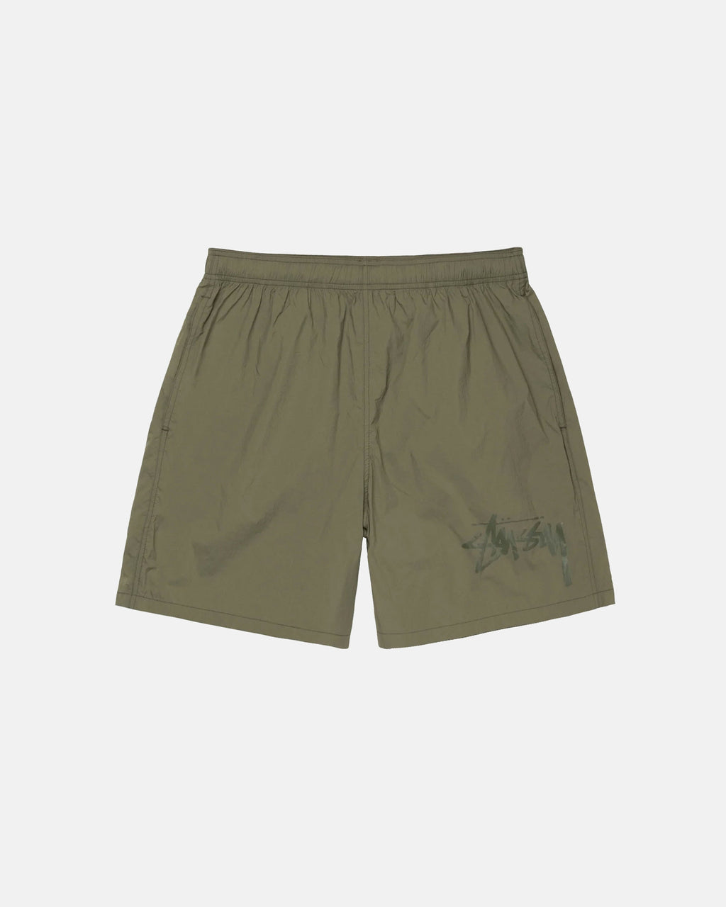 Stussy Big Stock Nylon Shortsit Oliivinvihreä | HMACIP-203