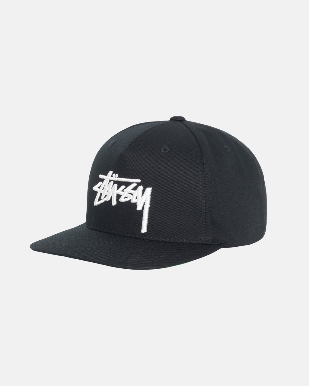 Stussy Big Stock Point Crown Lippis Mustat | QECITG-764