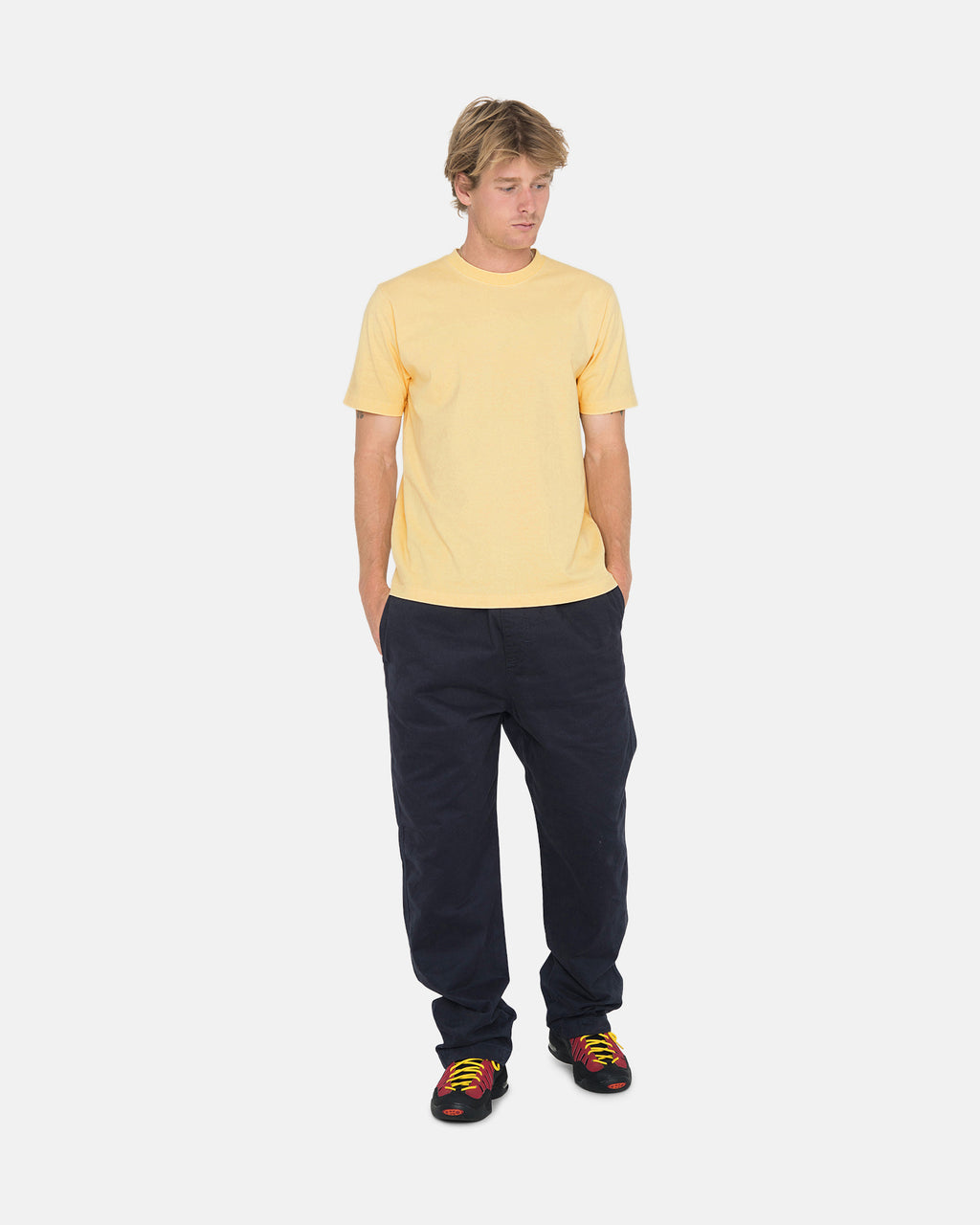 Stussy Brushed Beach Housut Laivastonsininen | SWIYBF-243