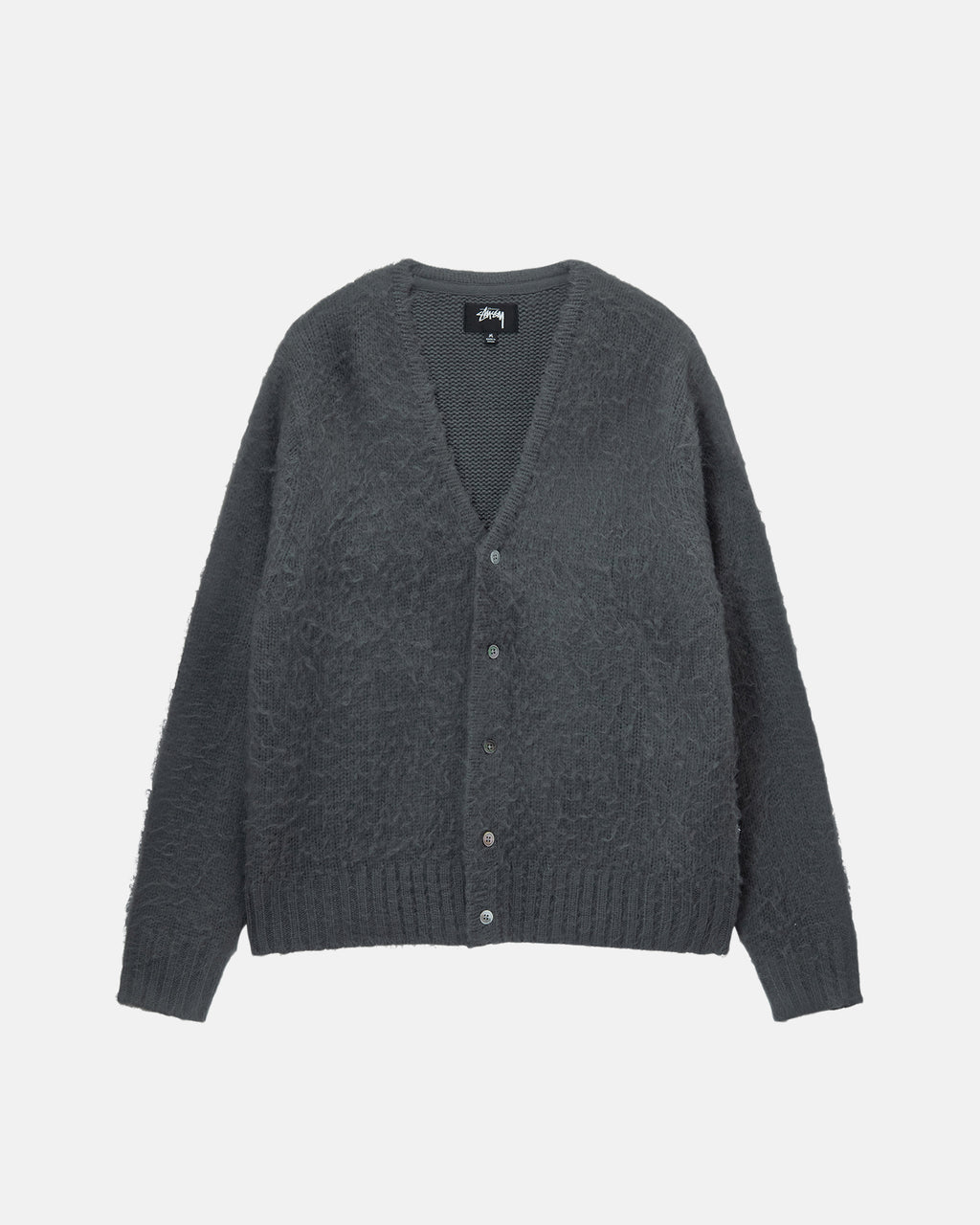 Stussy Brushed Cardigan Neulepuserot Harmaat | EFKDHU-750