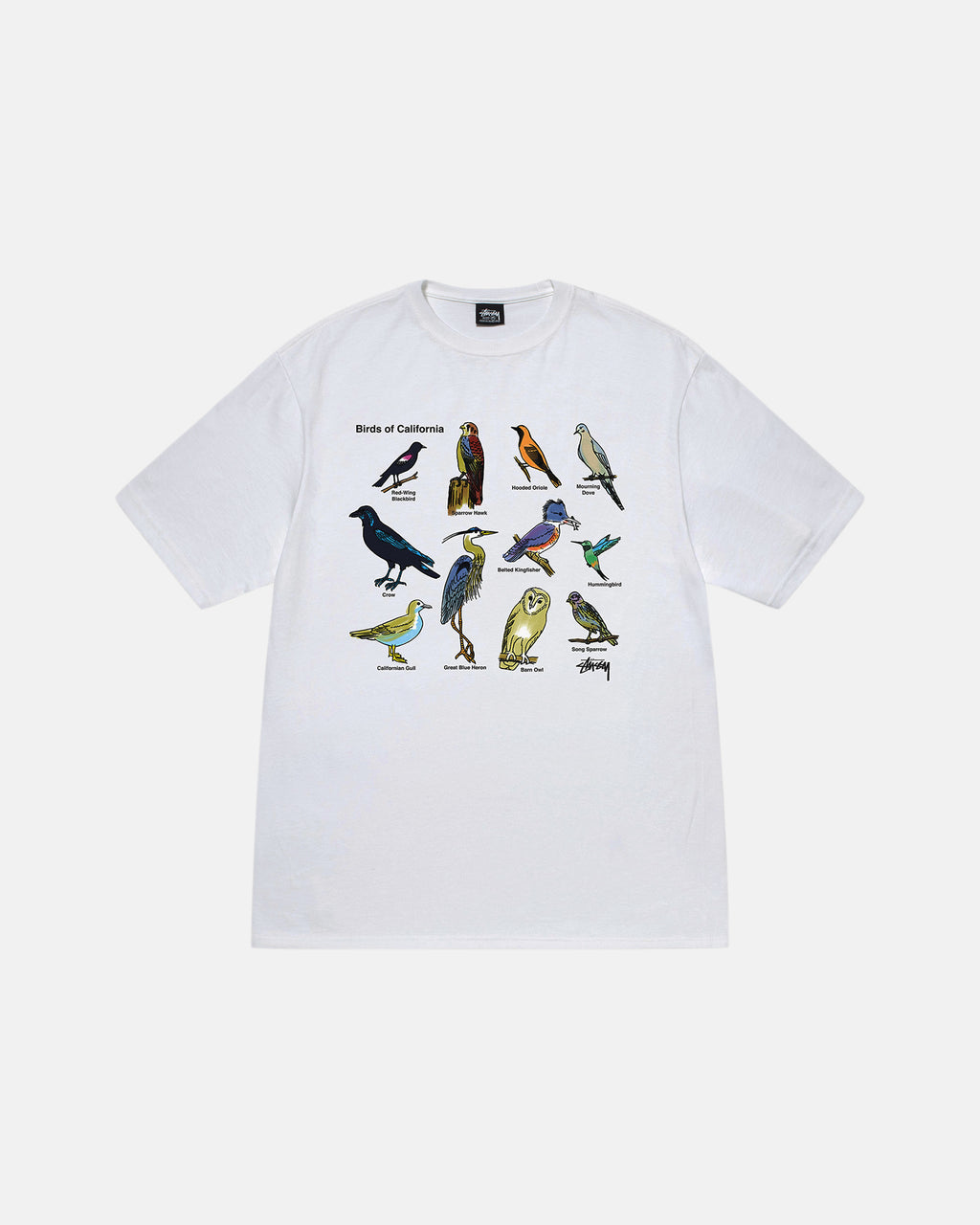 Stussy California Birds Juoksupaidat Valkoinen | YSXGQZ-891