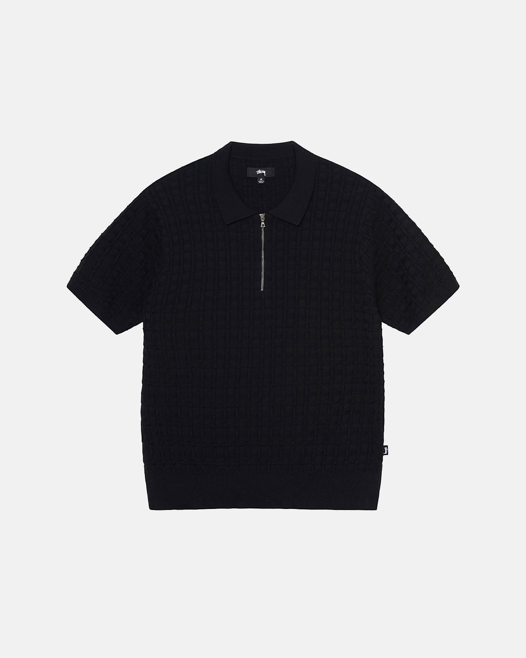 Stussy Half Zip Polo Neulepuserot Mustat | MXKZTO-107