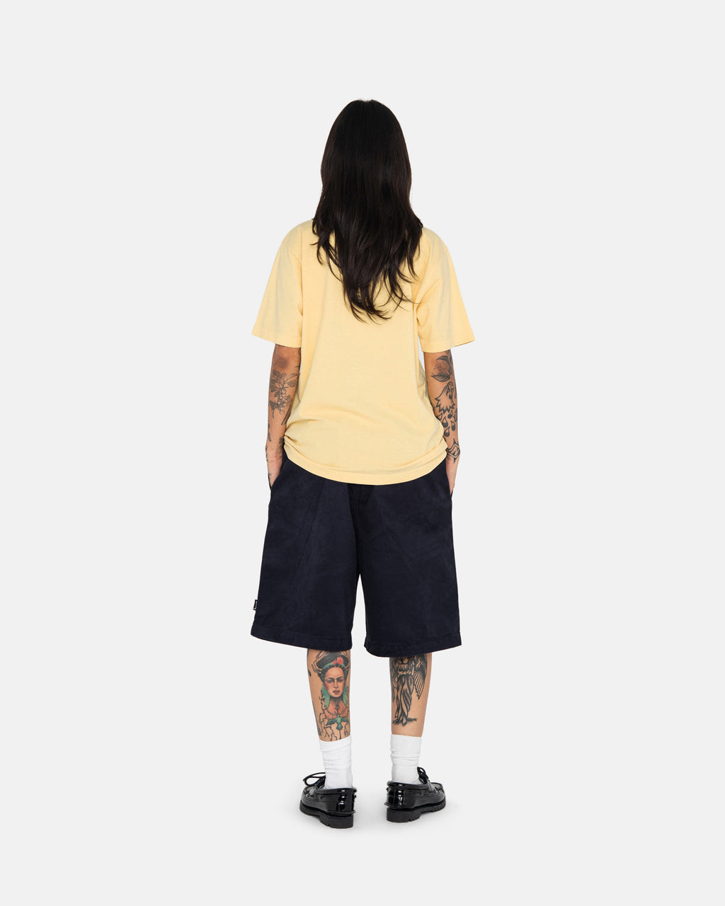 Stussy Heavyweight Pigment Dyed Crew Paidat Keltainen | HRGOKE-129