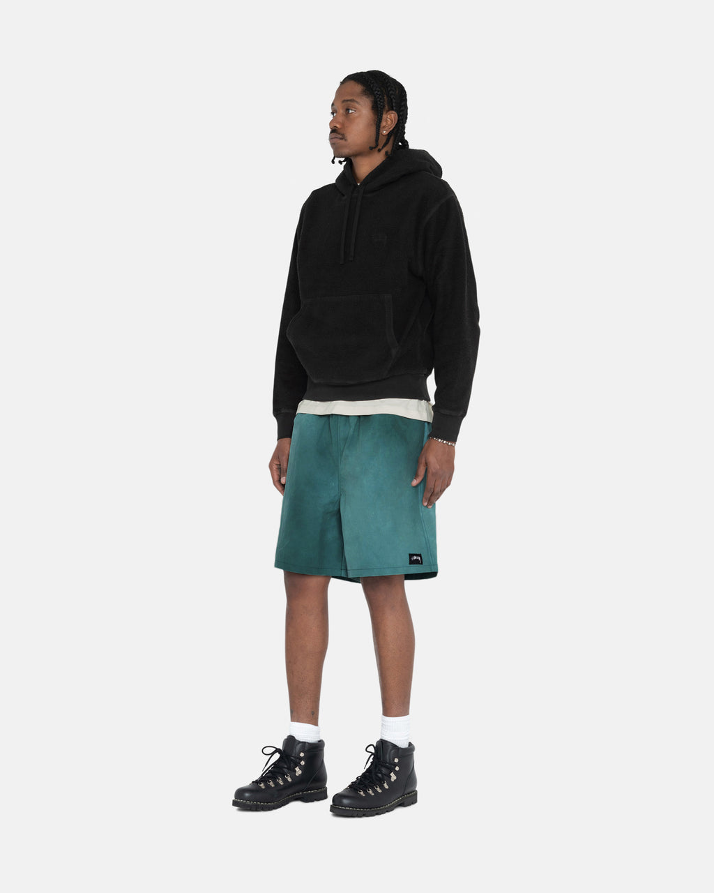 Stussy Inside Out Fleece Huppari Mustat | EQUJFX-537