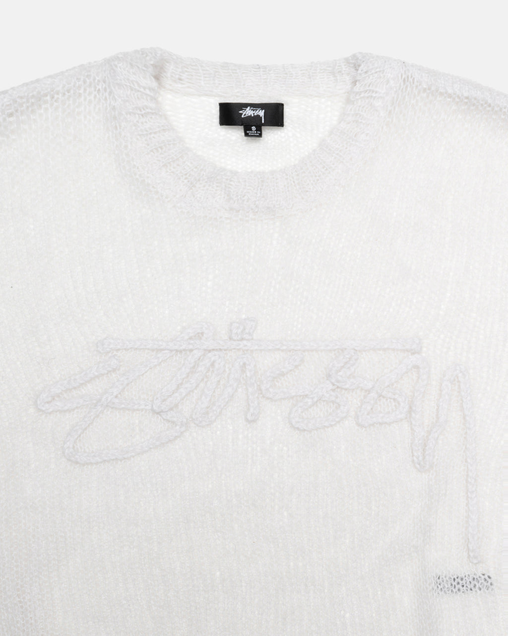 Stussy Loose Knit Logo Neulepuserot Beige | NLPFDI-104