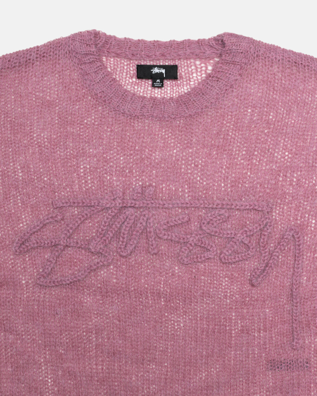 Stussy Loose Knit Logo Neulepuserot Violetit | UGMNOT-017