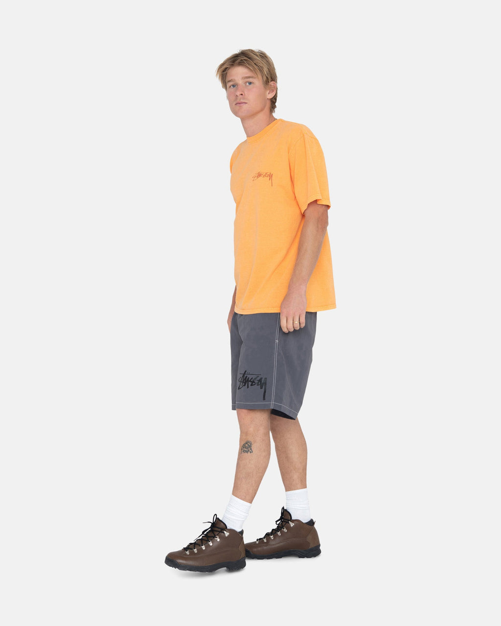 Stussy Our Legacy Dot Pigment Dyed Juoksupaidat Aprikoosi | BGKCXQ-914