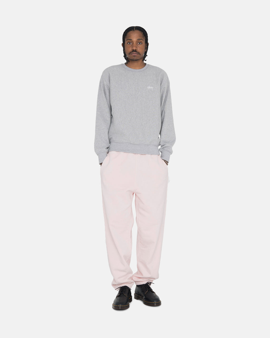 Stussy Overdyed Stock Logo Collegehousut Pinkki | MVBSUK-702