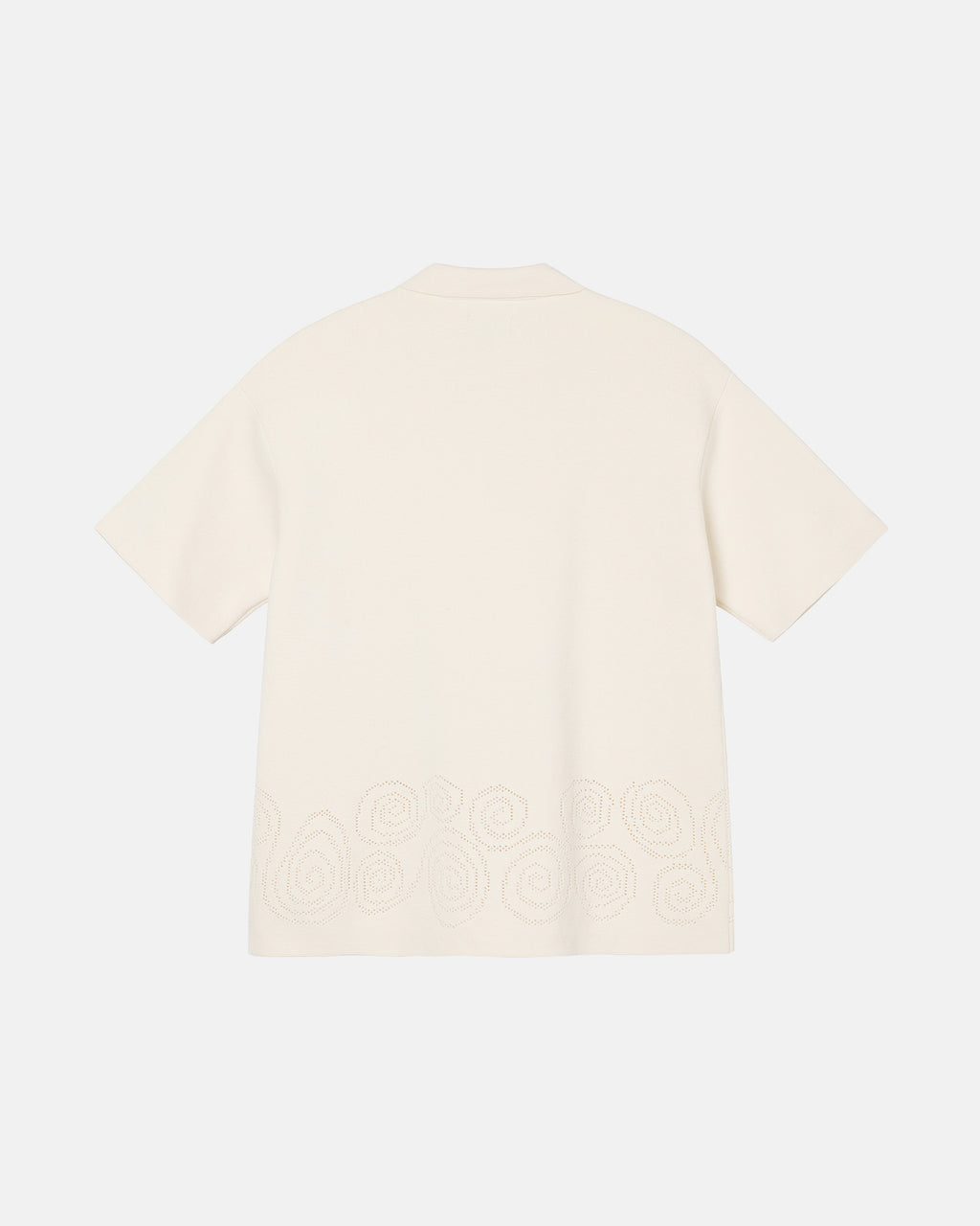 Stussy Perforated Swirl Knit Paidat Beige | BGPVNM-850