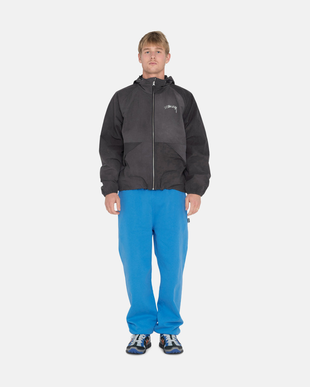 Stussy Pigment Dyed Fleece Housut Sininen | MKJRHD-291