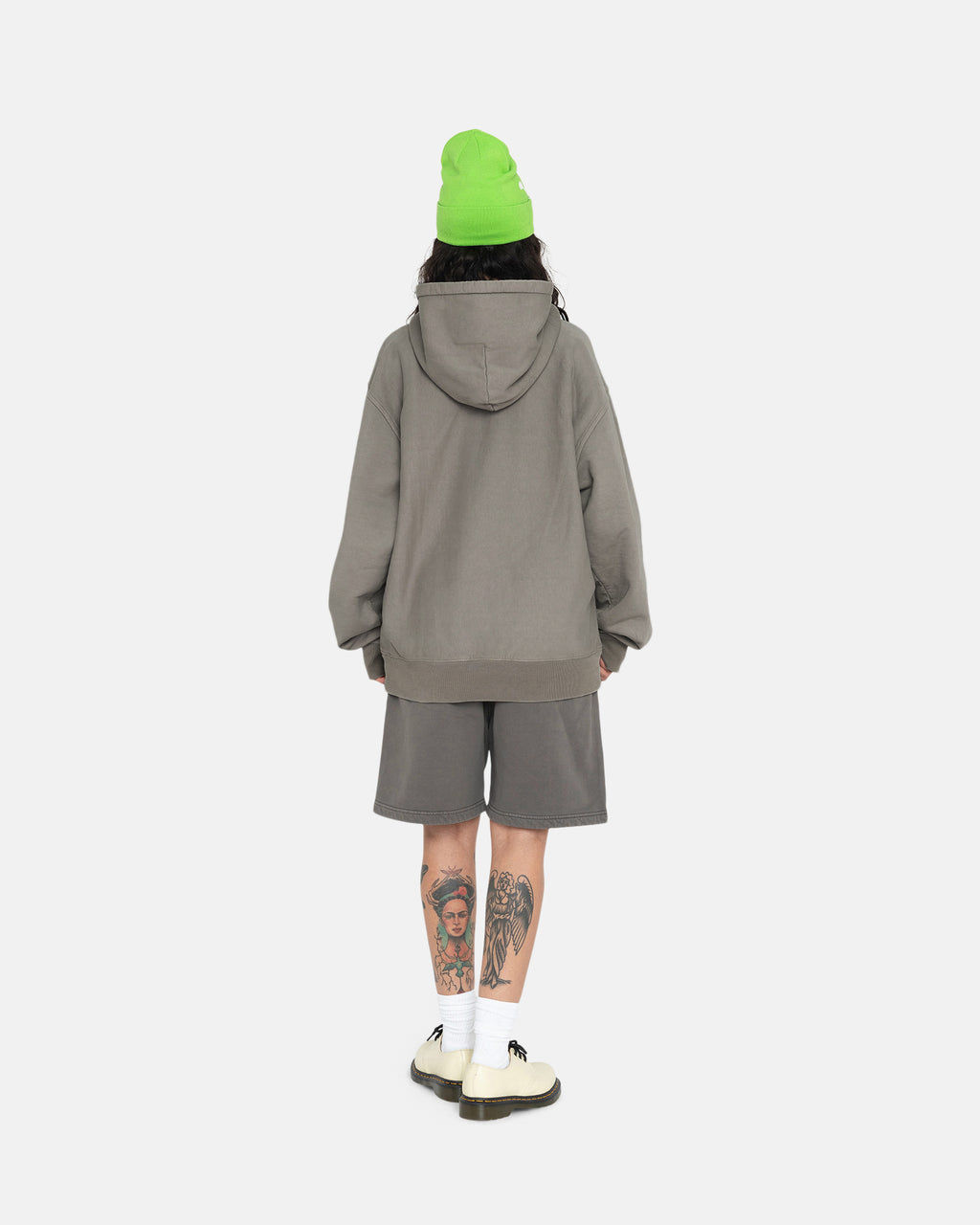 Stussy Pigment Dyed Fleece Shortsit Harmaat | TAMGQZ-793