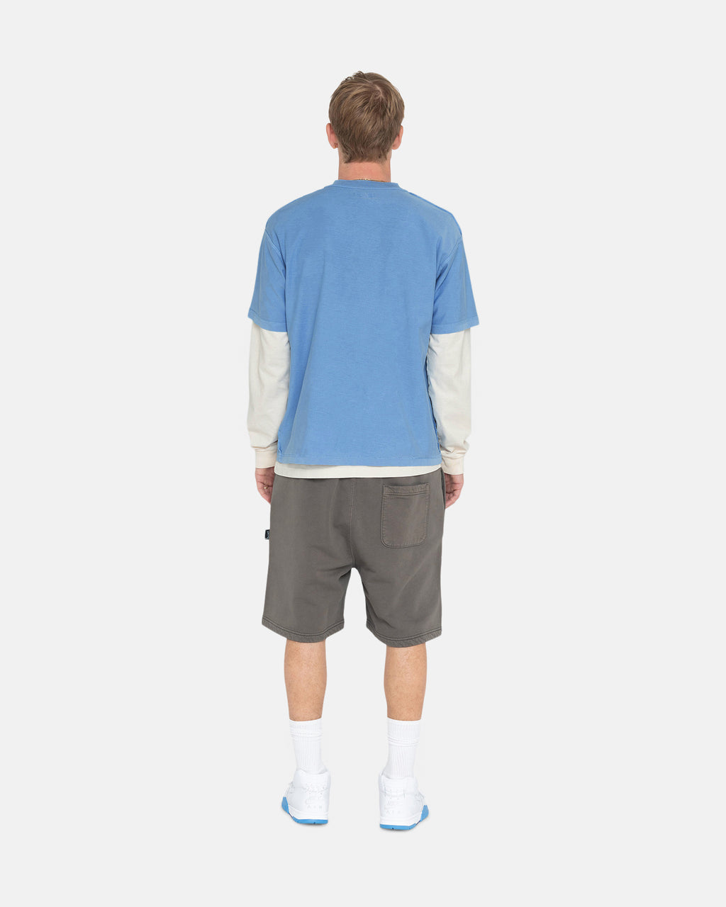 Stussy Pigment Dyed Fleece Shortsit Harmaat | XPIEQR-915