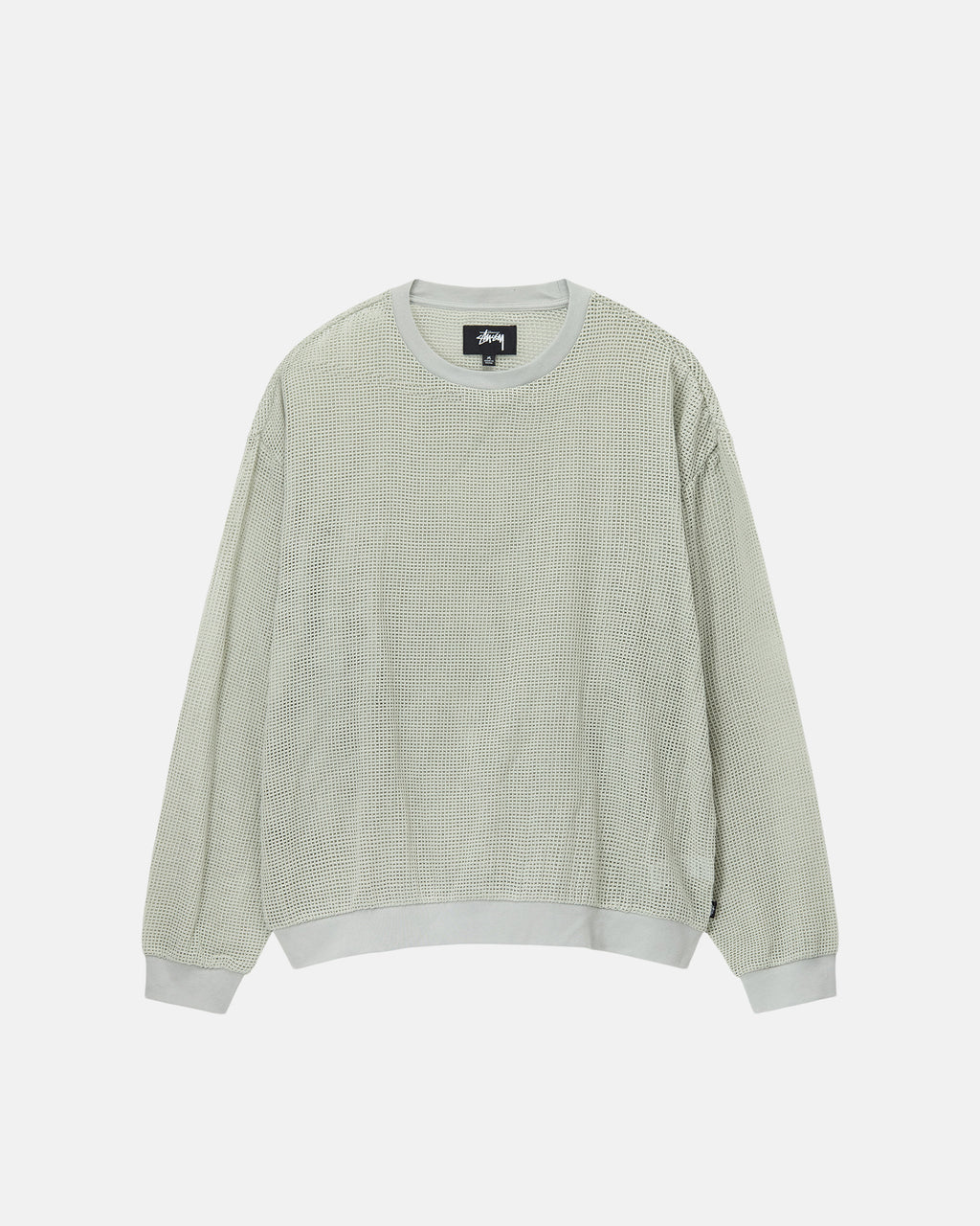 Stussy Puuvilla Mesh Ls Crew Paidat Beige | ZEQFDN-147