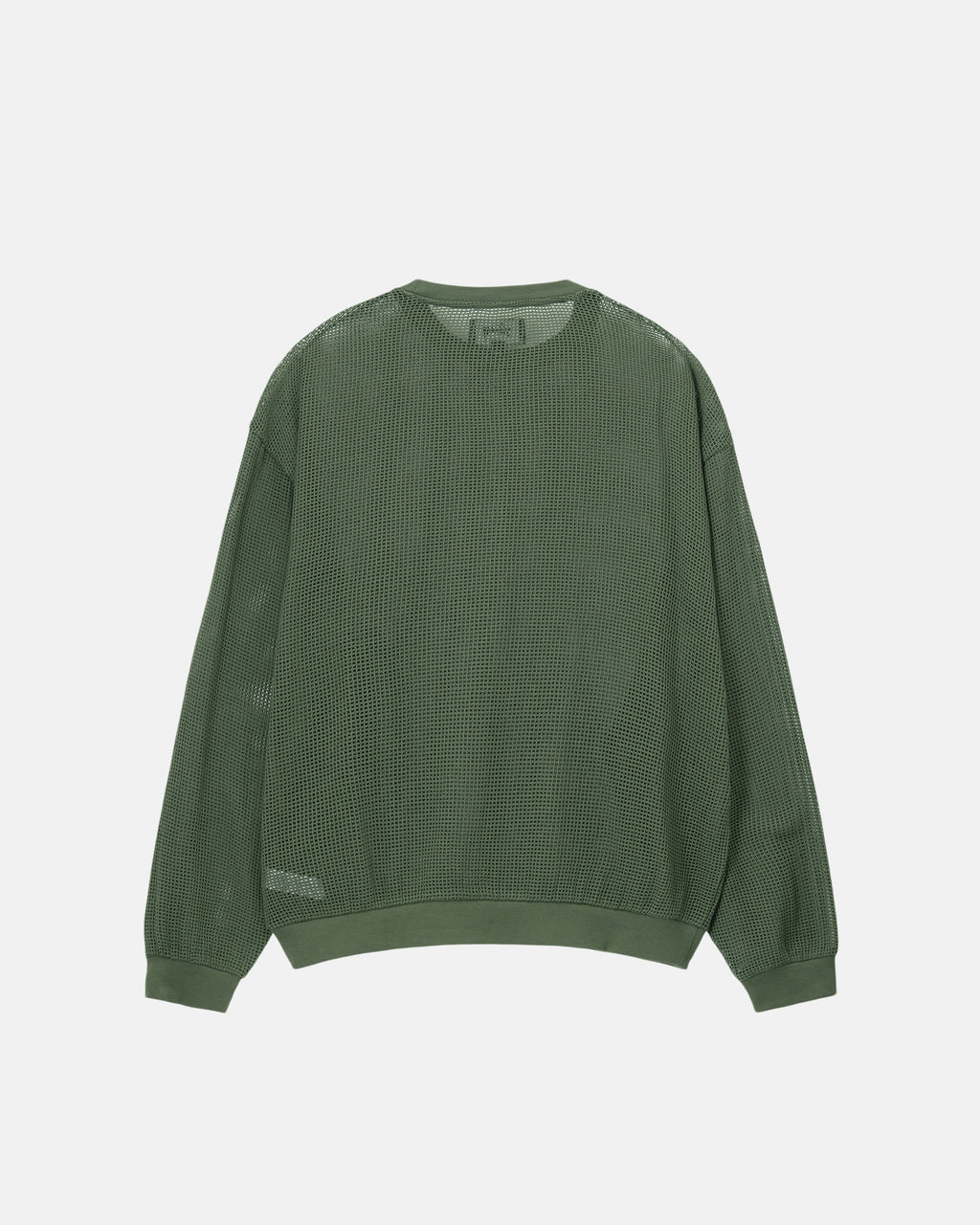 Stussy Puuvilla Mesh Ls Crew Paidat Oliivinvihreä | EPMUCN-549