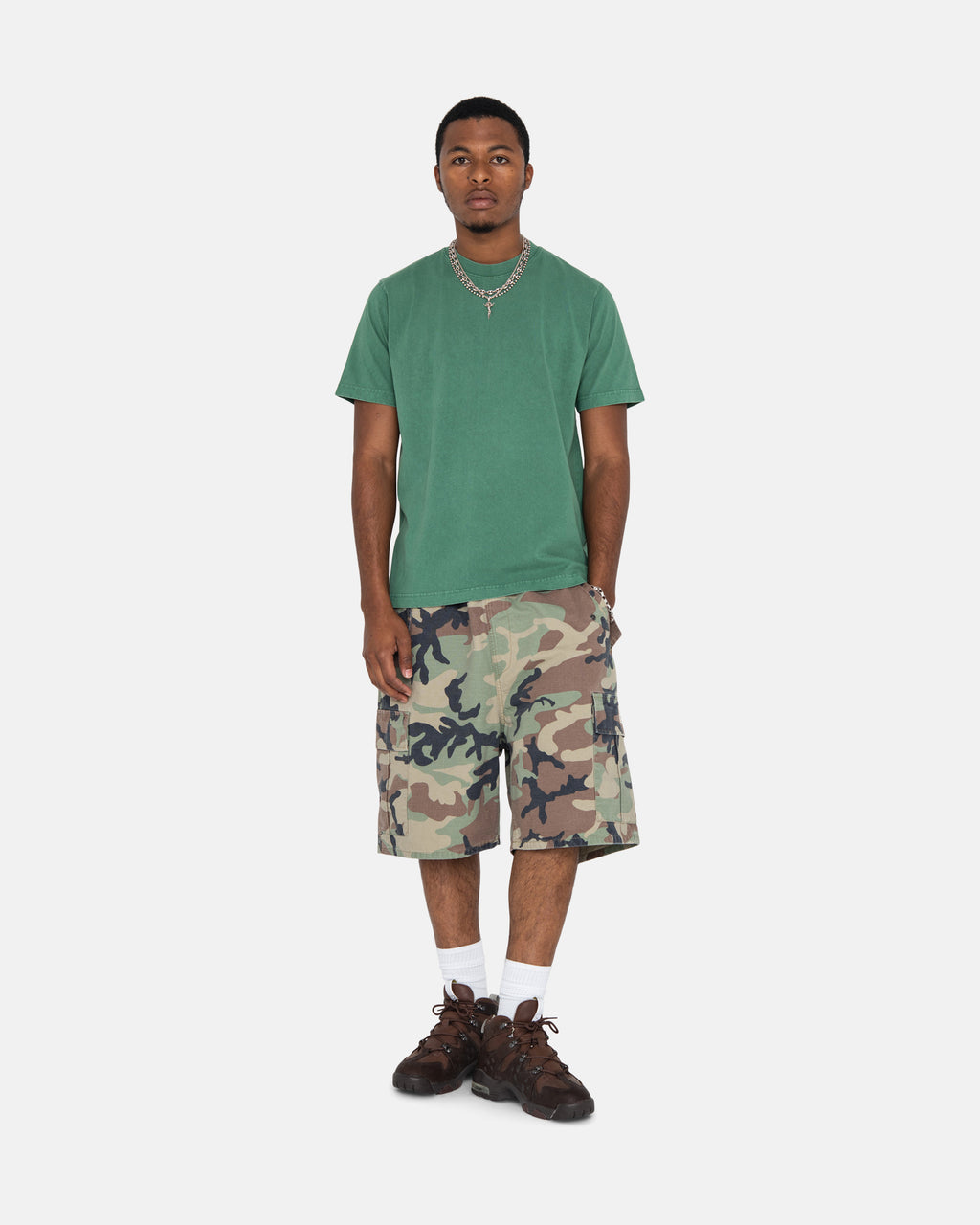 Stussy Ripstop Beach Shortsit Camo | WQRLOS-542