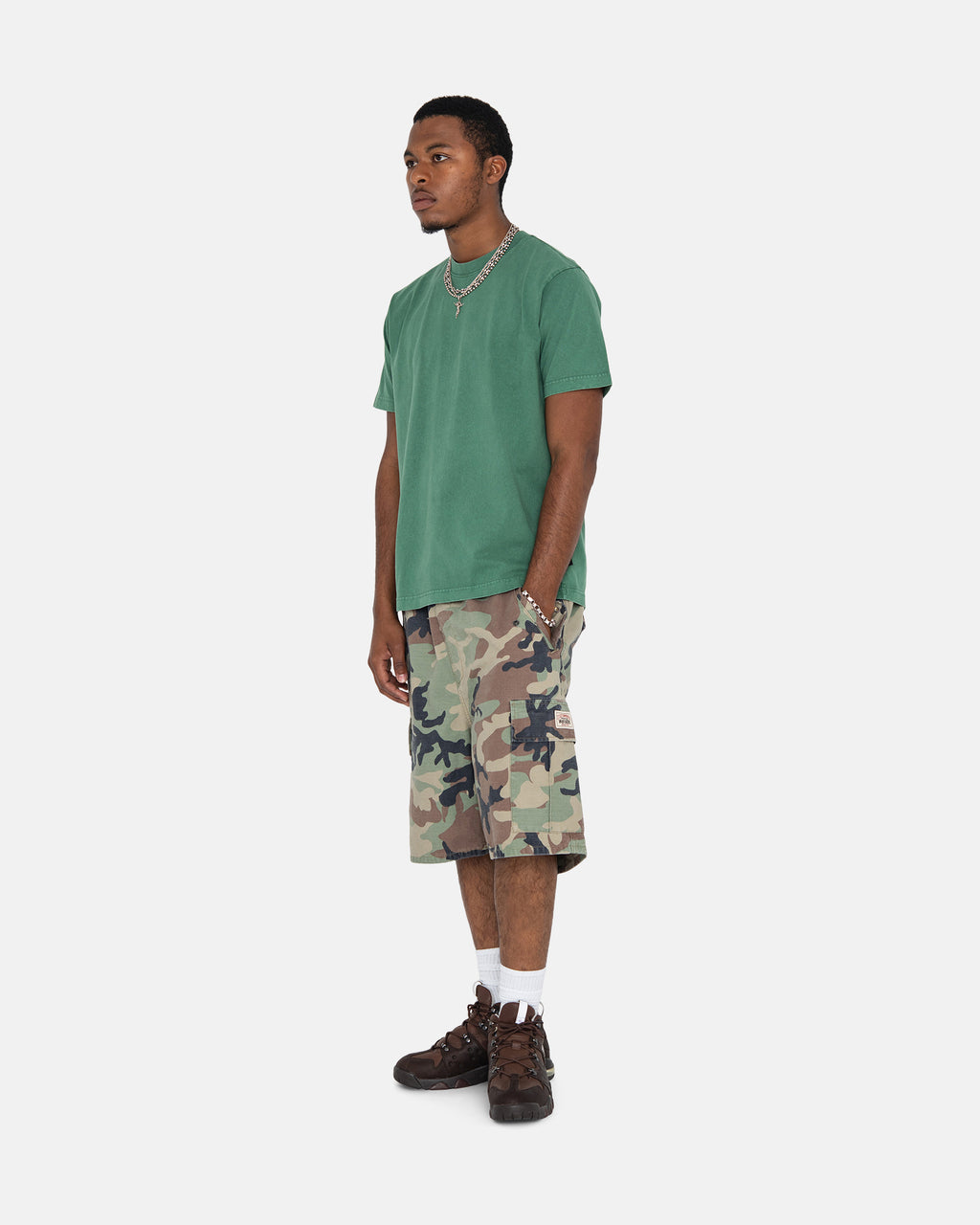 Stussy Ripstop Beach Shortsit Camo | WQRLOS-542