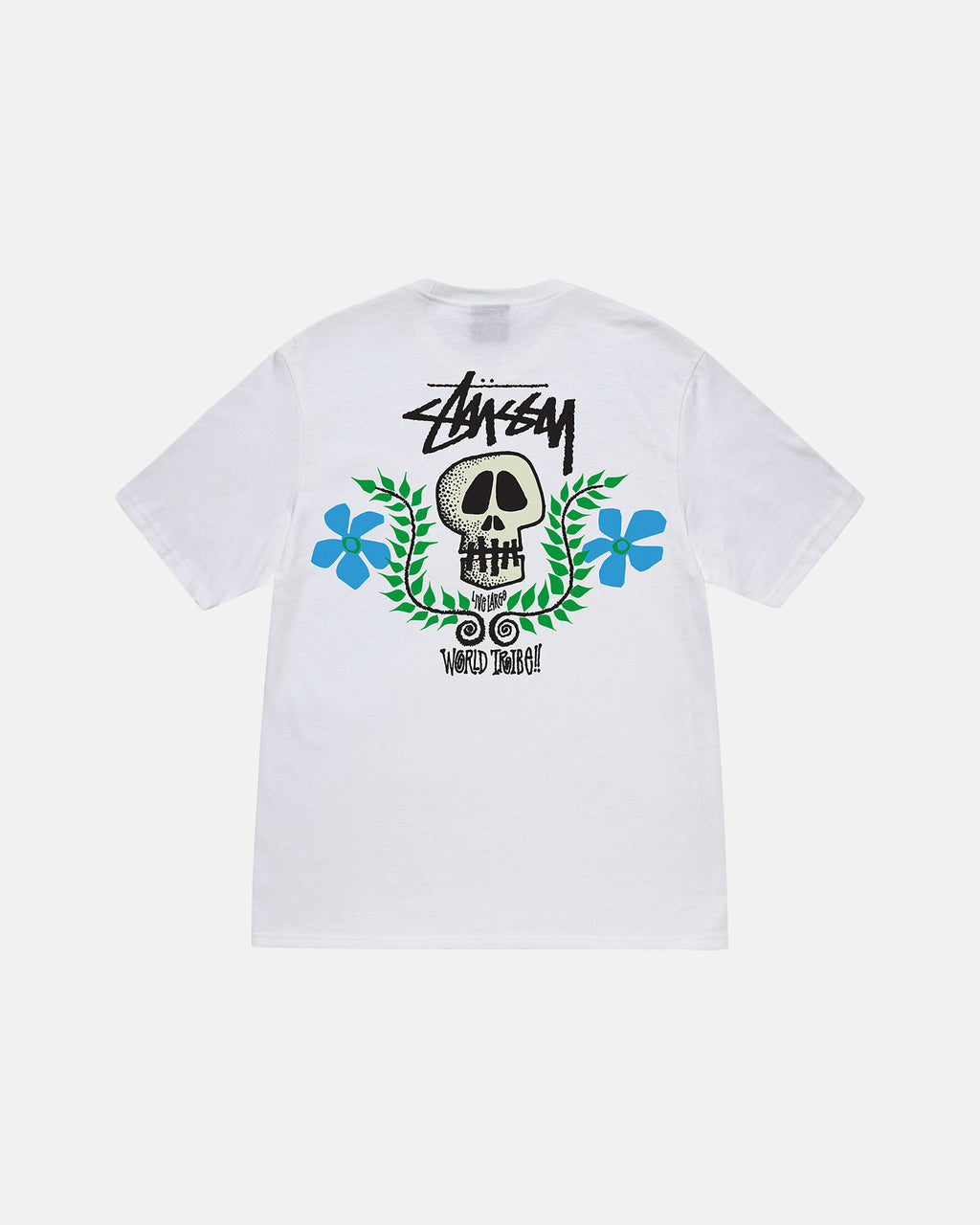 Stussy Skull Crest Juoksupaidat Valkoinen | MUOABH-015