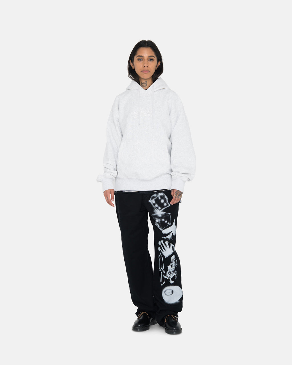 Stussy Stock Logo Applique Huppari Harmaat | KZDOMJ-347