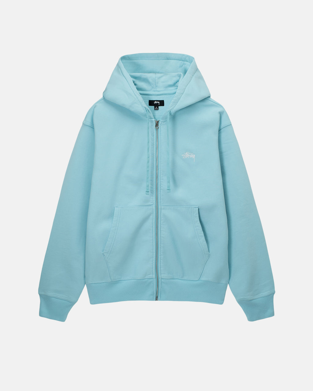 Stussy Stock Logo Zip Huppari Sininen | PAJSQU-473