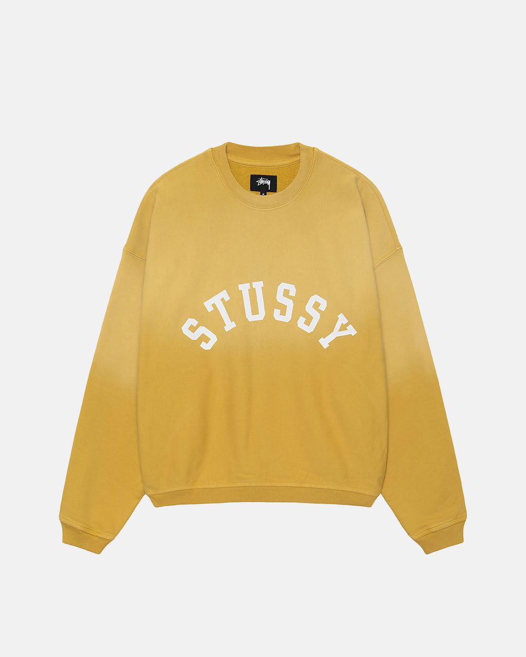 Stussy Sun Faded Oversized Crew Shortsit Keltainen | PAHEUB-127