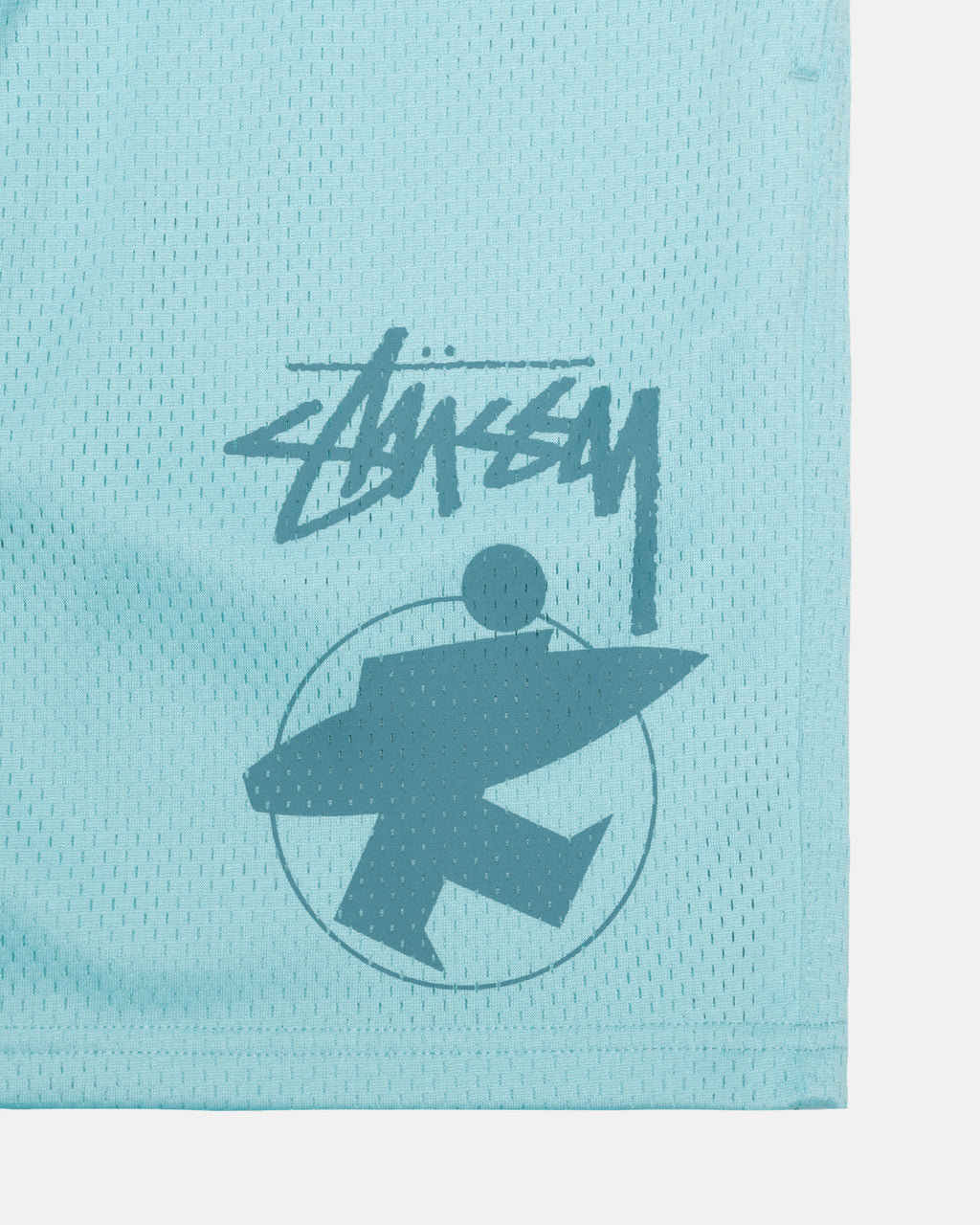 Stussy Surfman Mesh Shortsit Vaaleanturkoosi | JKINBM-713