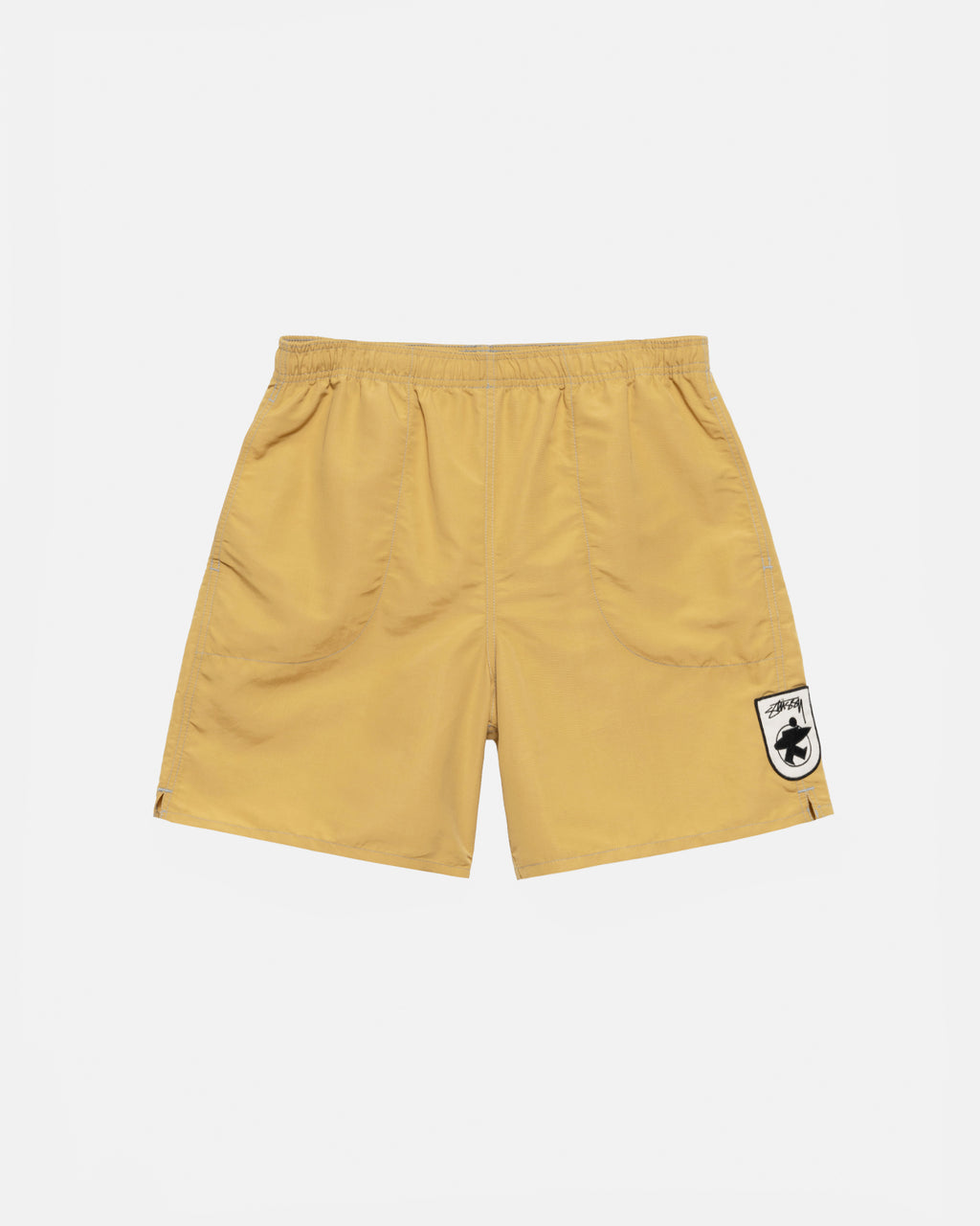 Stussy Surfman Patch Vesi Shortsit Sulphur | EMIWGY-073